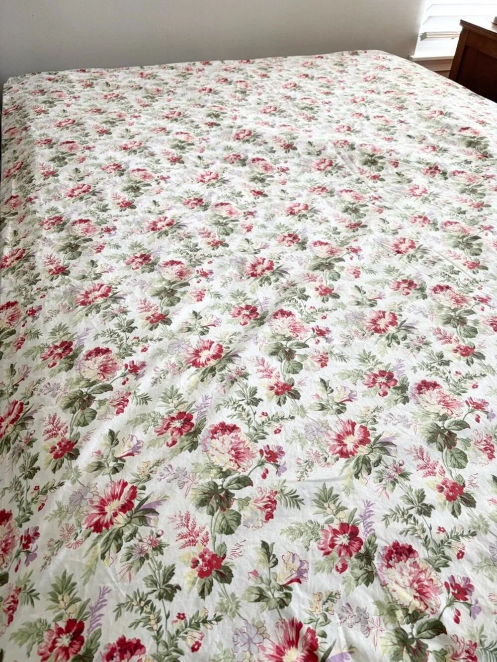POTTERY BARN 100% Cotton Floral TWIN Duvet